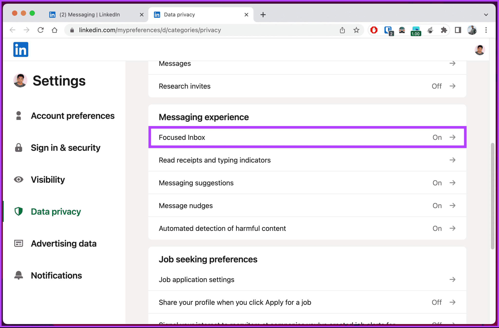 Turn-Off-Focused-Inbox-on-LinkedIn_13-2048x1348-1 كيفية إيقاف تشغيل البريد الوارد المركّز على LinkedIn