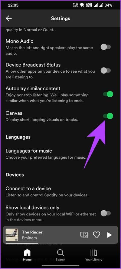 كيفية تشغيل أو إيقاف تشغيل Spotify Canvas - %categories