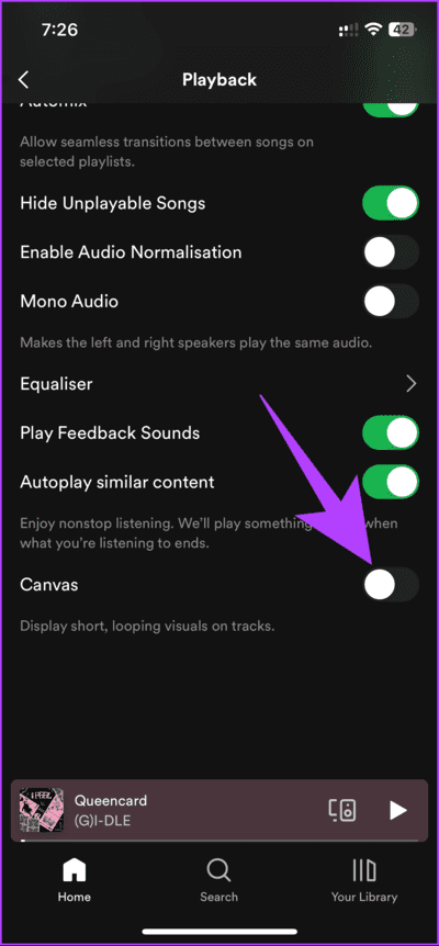 Turn-On-or-Off-Canvas-on-Spotify_4 كيفية تشغيل أو إيقاف تشغيل Spotify Canvas