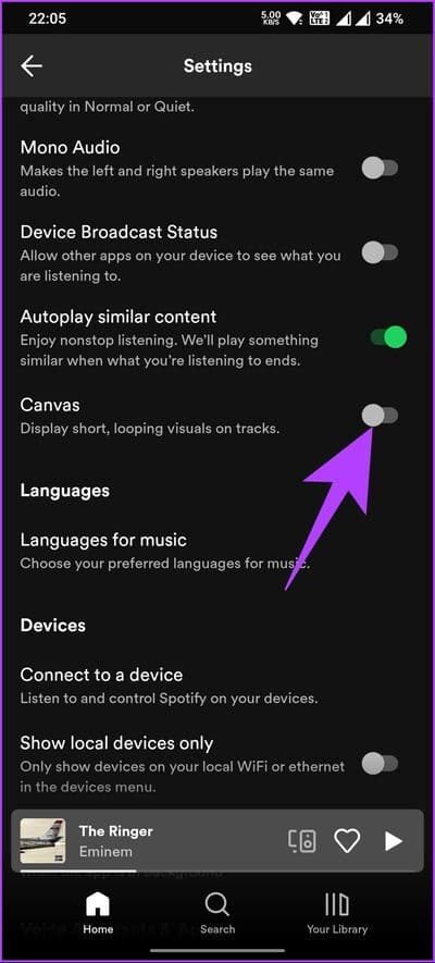 كيفية تشغيل أو إيقاف تشغيل Spotify Canvas - %categories