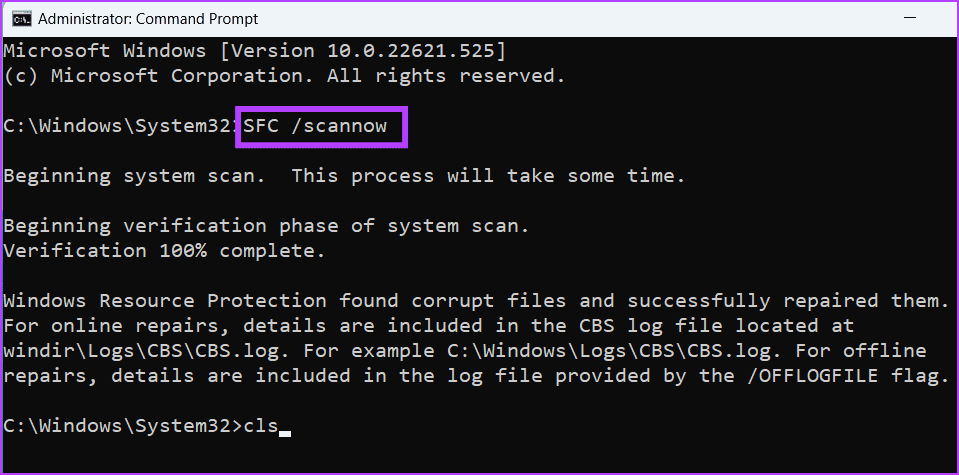 Use-SFC-and-DISM-3 أفضل 7 طرق لإصلاح خطأ "لا يمكن إنشاء نقطة استعادة 0x80042306" في Windows