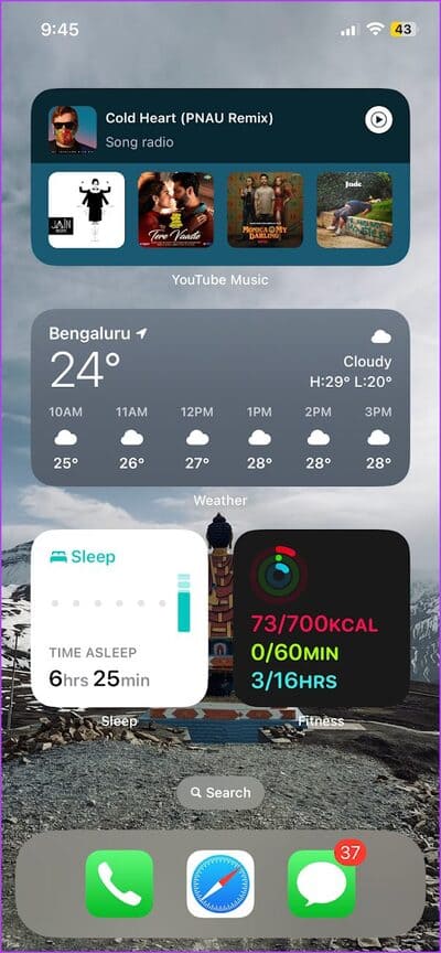 Use-Widgets أفضل 15 فكرة لتخطيط الشاشة الرئيسية على iPhone