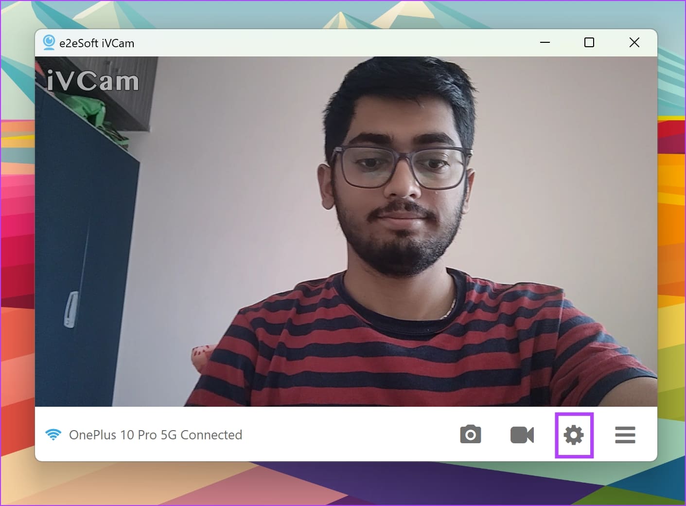View-Settings كيفية استخدام هاتفك ككاميرا ويب على جهاز الكمبيوتر وMac