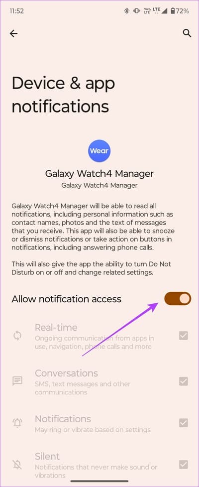 Wear-OS-notifications-NW-4 10 إصلاحات لعدم عمل الإشعارات على الساعة الذكية Wear OS