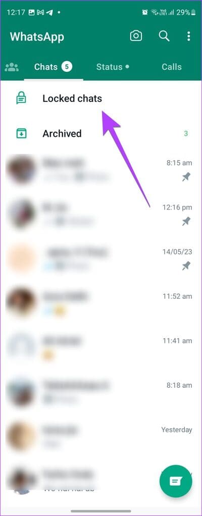 WhatsApp-Locked-Chats-601x1536-1 3 طرق لإيقاف تلقي رسائل WhatsApp دون حظر
