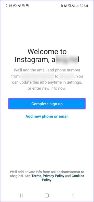 لماذا لا يمكنني إنشاء حساب Instagram - %categories