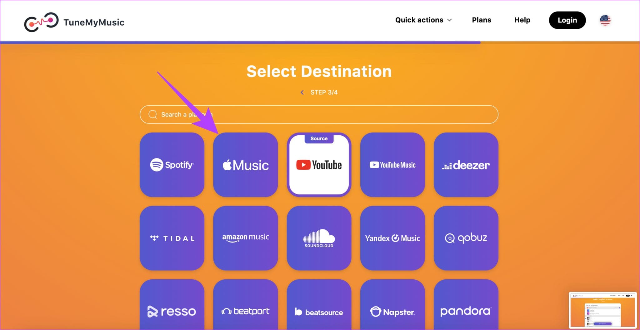 YTM-Transfer-TMM-8-2048x1056-1 3 طرق مجانية لنقل قوائم التشغيل من YouTube Music إلى Apple Music