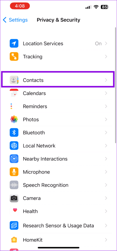 choose-contacts-1 8 طرق لإصلاح عدم عرض أسماء جهات الاتصال على Whatsapp