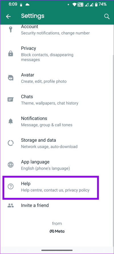 choose-helpy 8 طرق لإصلاح عدم عرض أسماء جهات الاتصال على Whatsapp