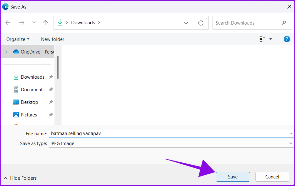 choose-save-to-confirm-1 كيفية استخدام Bing Image Creator لإنشاء صور AI رائعة