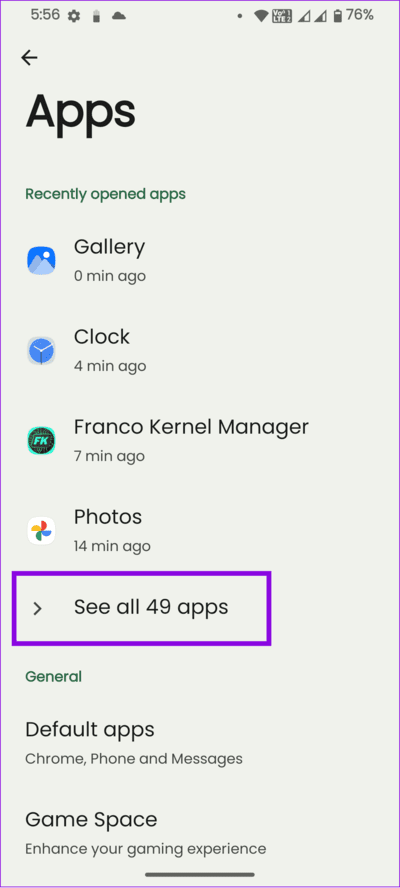 choose-see-all-apps 8 طرق لإصلاح عدم عرض أسماء جهات الاتصال على Whatsapp