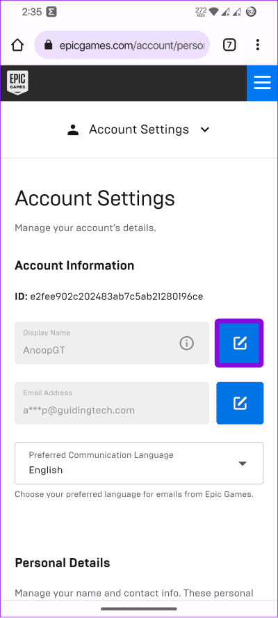 choose-the-edit-button-e1690043991771 كيفية تغيير اسمك على Fortnite باستخدام أي جهاز