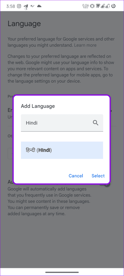 choose-the-language-and-tap-Select-1 كيفية تغيير اللغة على هاتف Android