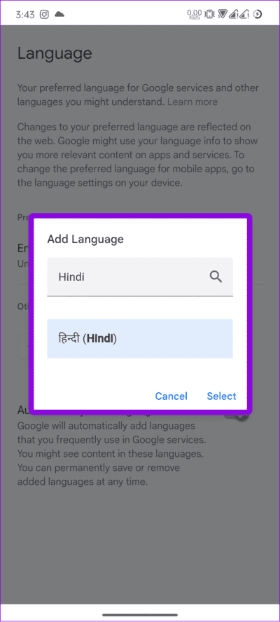 choose-the-language-and-tap-select كيفية تغيير اللغة على هاتف Android