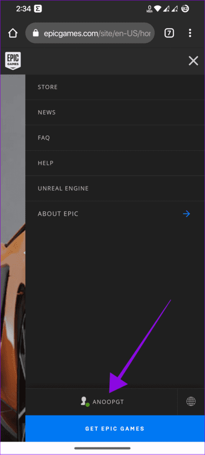 choose-your-account كيفية تغيير اسمك على Fortnite باستخدام أي جهاز