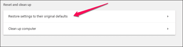 chrome-settings-reset-to-defaults-option_4d470f76dc99e18ad75087b1b8410ea9 Netflix لا يعمل على Chrome؟ إليك كيفية إصلاح هذه الأخطاء الستة
