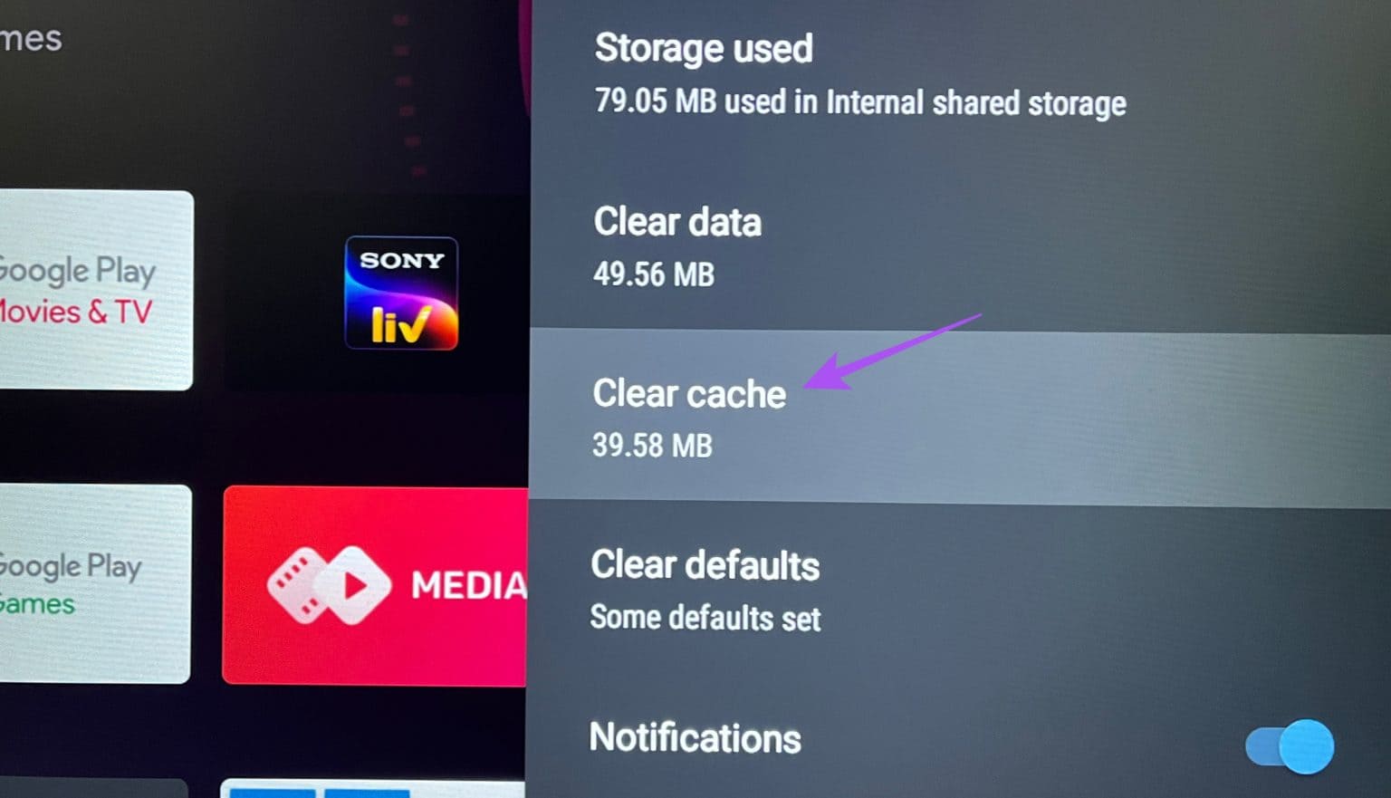 clear-cache-play-store-android-tv-1536x881-1 أفضل 5 إصلاحات لعدم ظهور تطبيق Netflix في Play Store على Android TV