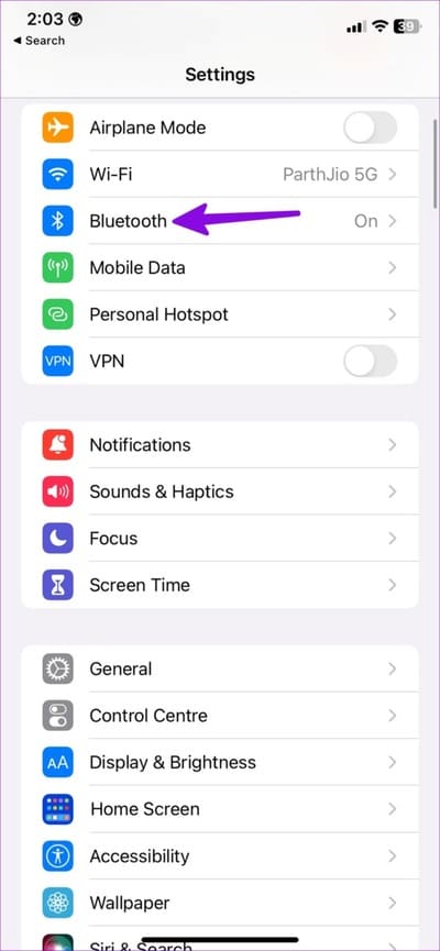 enable-Bluetooth-on-iPhone-1-710x1536-1 أفضل 6 إصلاحات لعدم عمل الأتمتة في تطبيق Shortcuts على iPhone