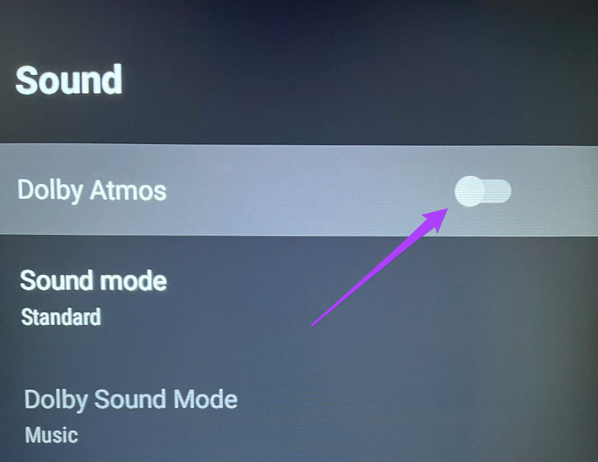 enable-dolby-atmos-tv-settings-android-tv أفضل 7 إصلاحات عدم عمل Dolby Atmos في Netflix على Android TV