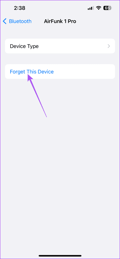 forget-the-device-bluetooth-iphone-710x1536-1 أفضل 6 إصلاحات لعدم عمل الأتمتة في تطبيق Shortcuts على iPhone