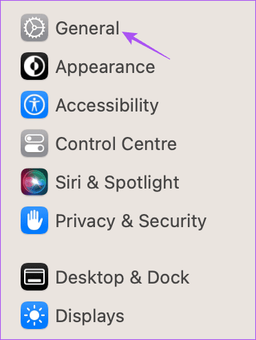 general-settings-mac-2-1 أفضل 6 إصلاحات لعدم عمل AirPlay على Apple TV