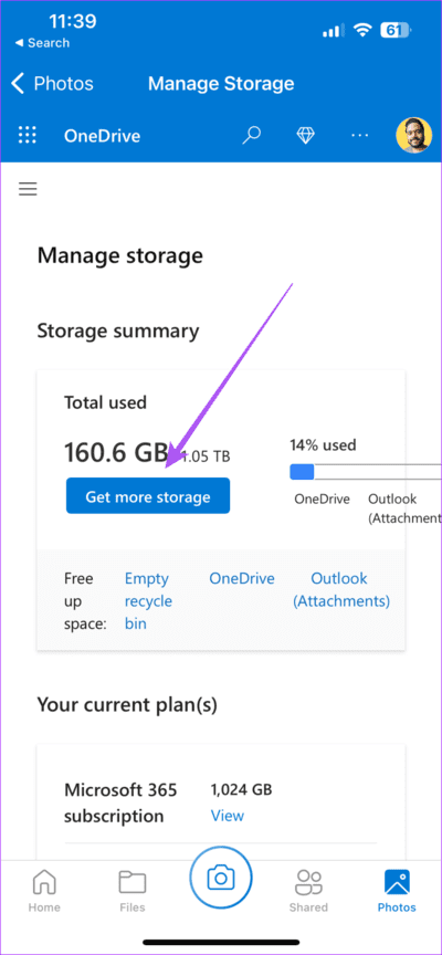 get-more-storage-onedrive-app-711x1536-1 كيفية تغيير خطة تخزين OneDrive على الأجهزة المحمولة وسطح المكتب