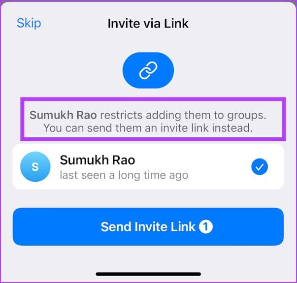 group-restrictions 7 طرق لمعرفة ما إذا قام شخص ما بحظرك على Telegram