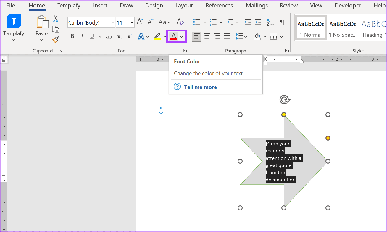 how-to-add-customize-delete-text-box-in-word-13 كيفية إضافة وتخصيص وحذف مربع نص في Microsoft Word