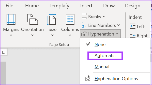 how-to-enable-disable-hyphenation-in-microsoft-word-2 كيفية تمكين وتعطيل الواصلة على النص في Microsoft Word