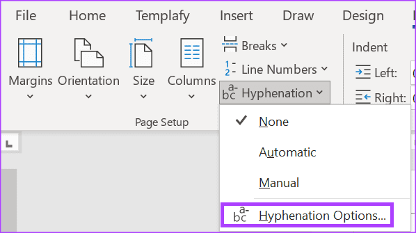 how-to-enable-disable-hyphenation-in-microsoft-word-5 كيفية تمكين وتعطيل الواصلة على النص في Microsoft Word