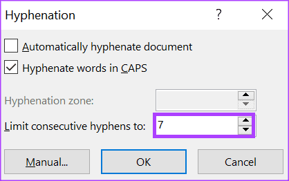 how-to-enable-disable-hyphenation-in-microsoft-word-7 كيفية تمكين وتعطيل الواصلة على النص في Microsoft Word