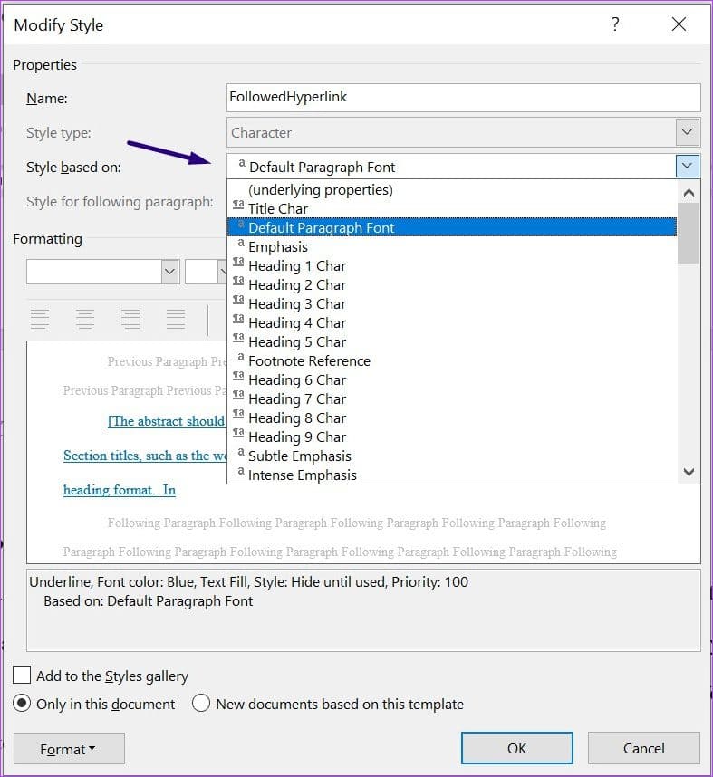 how-to-format-hyperlinks-in-microsoft-word-step-13 كيفية تنسيق الارتباطات التشعبية في Microsoft Word