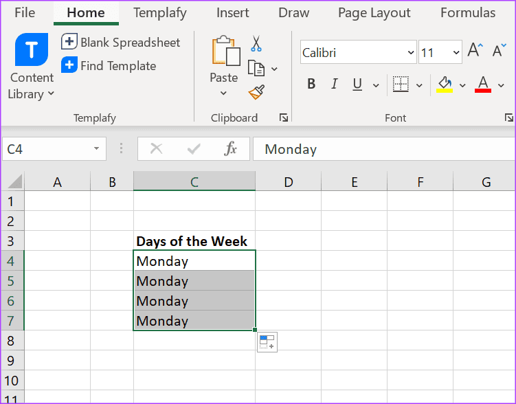 how-to-use-auto-fill-flash-fill-in-excel-7 دليل استخدام الملء التلقائي والتعبئة السريعة في Microsoft Excel