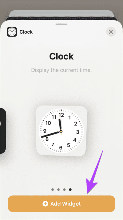 iPhone-Clock-Widget-Add كيفية إضافة التاريخ والوقت والطقس إلى الشاشة الرئيسية