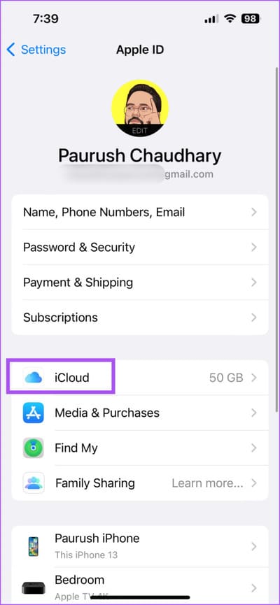 icloud-settings-iphone-1-710x1536-1 كيفية إيقاف النسخ الاحتياطي التلقائي إلى iCloud على iPhone و iPad و Mac