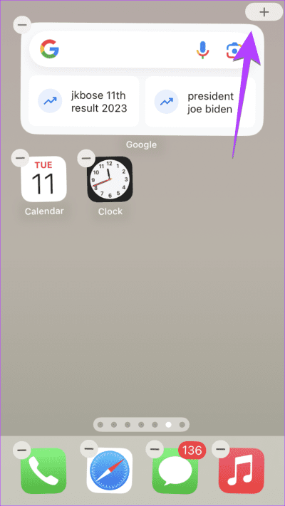 iphone-add-Widgets كيفية إضافة التاريخ والوقت والطقس إلى الشاشة الرئيسية