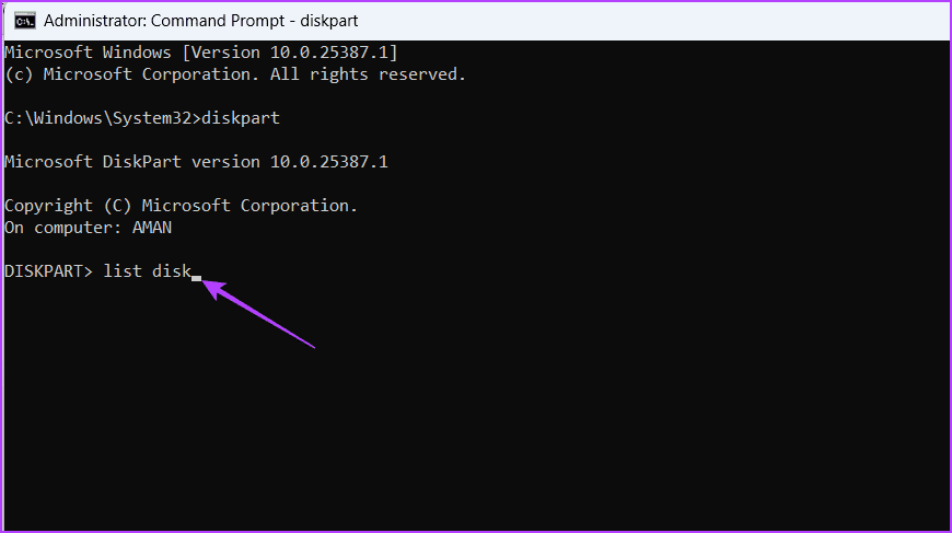 list-disk-1 أفضل 5 طرق لإصلاح عدم ظهور خيار التمهيد المزدوج على Windows 11
