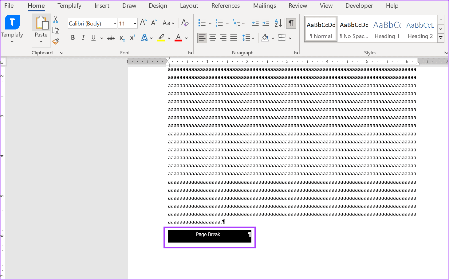 manage-manual-and-automatic-page-breaks-in-microsoft-word-5 كيفية إدارة فواصل الصفحات اليدوية والتلقائية في Microsoft Word