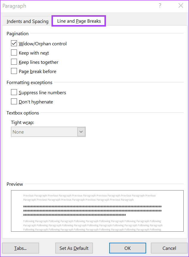 manage-manual-and-automatic-page-breaks-in-microsoft-word-7 كيفية إدارة فواصل الصفحات اليدوية والتلقائية في Microsoft Word