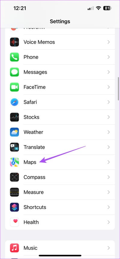 أفضل 6 إصلاحات لعدم ظهور سهم الاتجاه في Apple Maps على iPhone - %categories