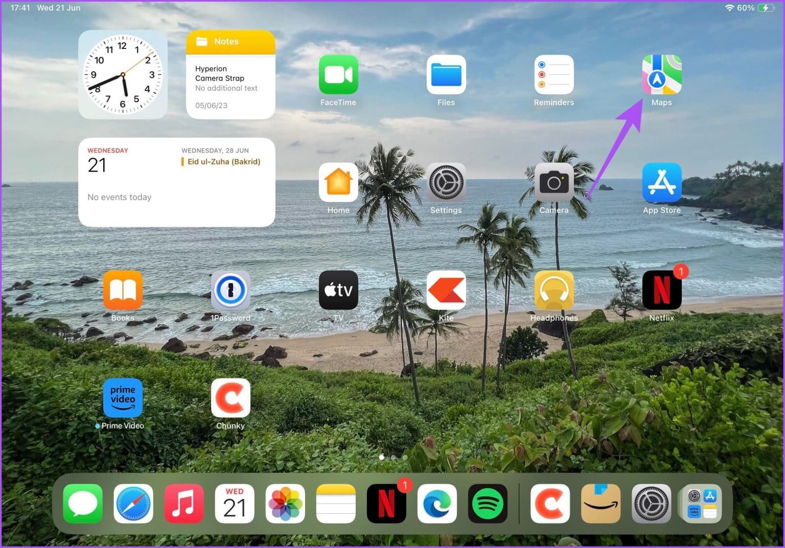open-Maps-on-iPad-1536x1073-1 كيفية مشاركة الموقع المباشر باستخدام Apple Maps على iPhone و iPad و Mac