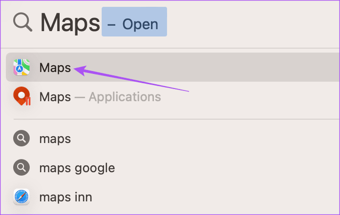 open-maps-on-mac أفضل 5 إصلاحات لعدم عمل الوضع الداكن في Apple Maps على iPhone و Mac