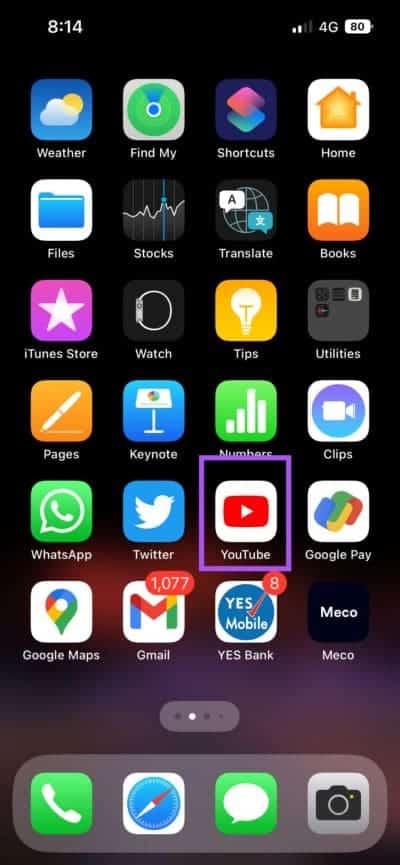 open-youtube-on-iphone-710x1536-1 أفضل 6 إصلاحات لعدم وجود صوت في تطبيق YouTube على Apple TV