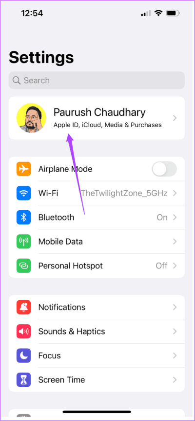 profile-name-settings-iphone-1-714x1536-1 أفضل 6 إصلاحات لعدم عمل Siri على Apple TV