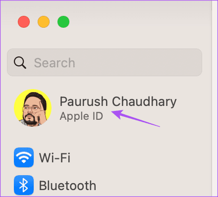 profile-name-system-settings-mac-1 كيفية إيقاف النسخ الاحتياطي التلقائي إلى iCloud على iPhone و iPad و Mac