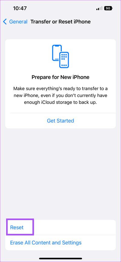 reset-iphone-general-settings-711x1536-1 أفضل 6 إصلاحات لعدم عمل الأتمتة في تطبيق Shortcuts على iPhone