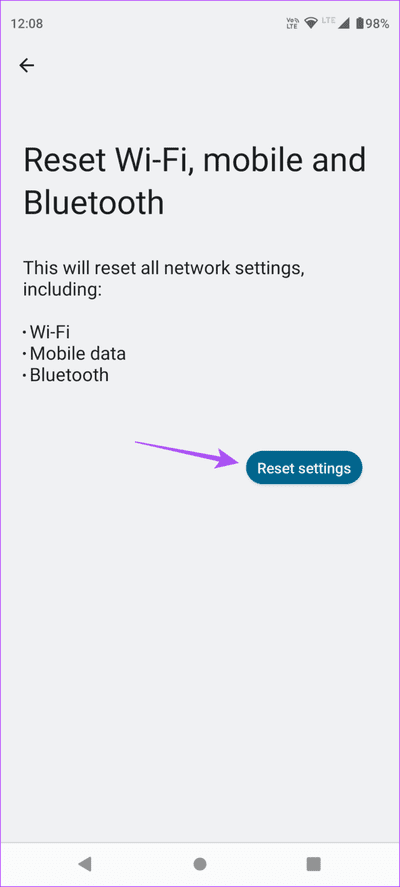 reset-network-settings-android-3-693x1536-1 أفضل 5 إصلاحات لعدم ظهور مشاهدات قصص Instagram على iPhone و Android