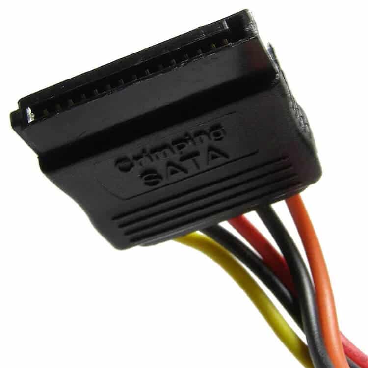 sata-power-cable Pinout موصل الطاقة SATA 15-Pin