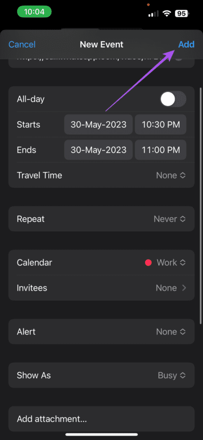 schedule-whatsapp-call-to-calendar-on-iphone-710x1536-3 كيفية جدولة مكالمات WhatsApp في تطبيق Calendar على iPhone