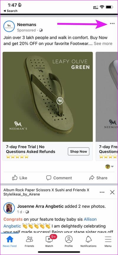 select-more-menu أفضل 5 طرق لتخصيص موجز الأخبار على Facebook
